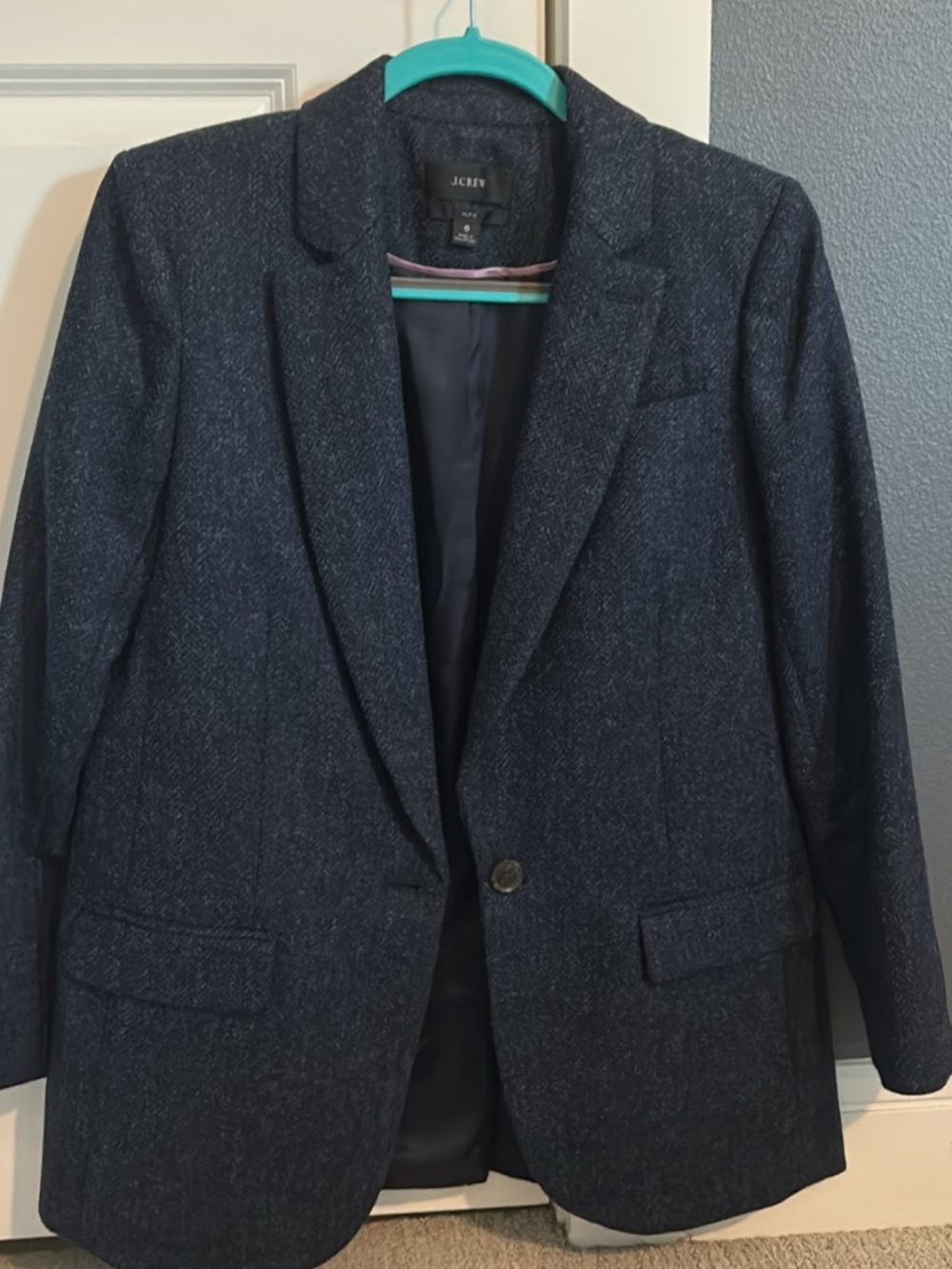 J CREW Women's Wool Blazer Size 6 - Alfie Style
